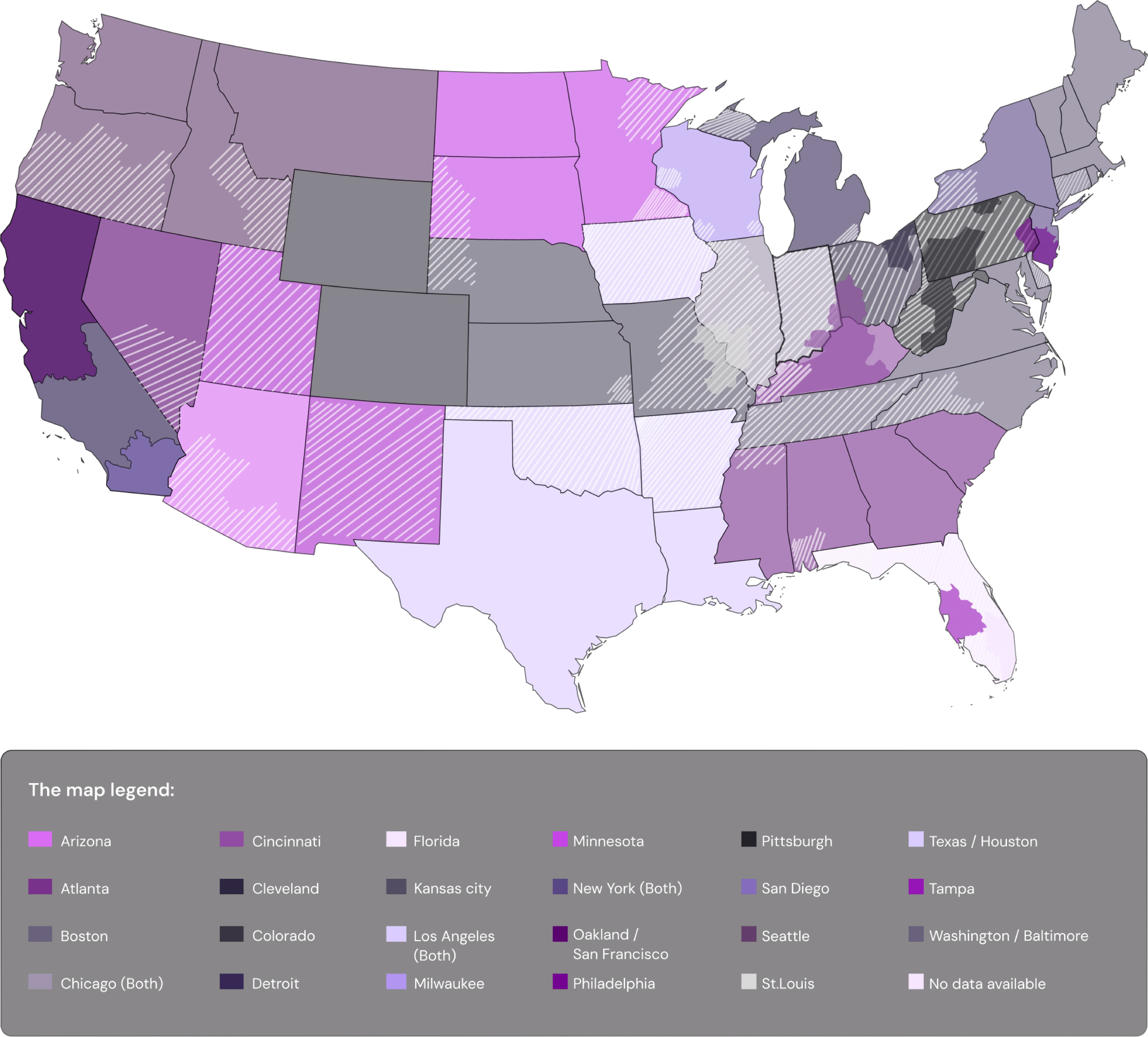 MLB Blackout Map 
